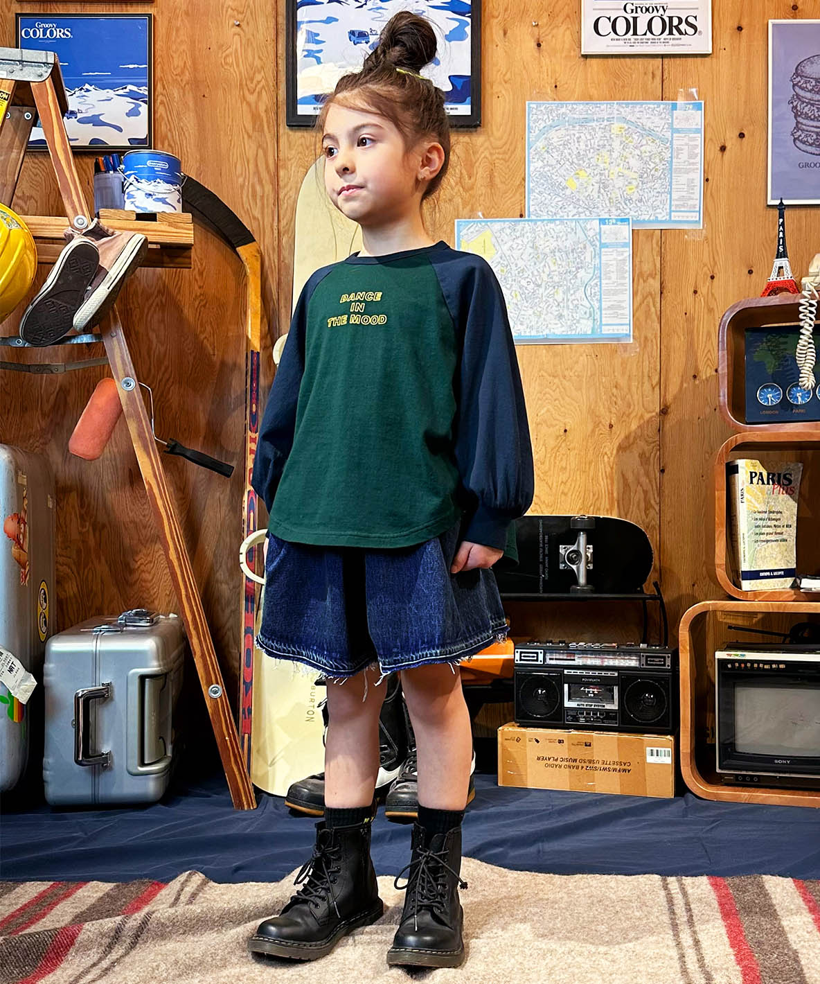 Raglan Long Sleeve Long Tee