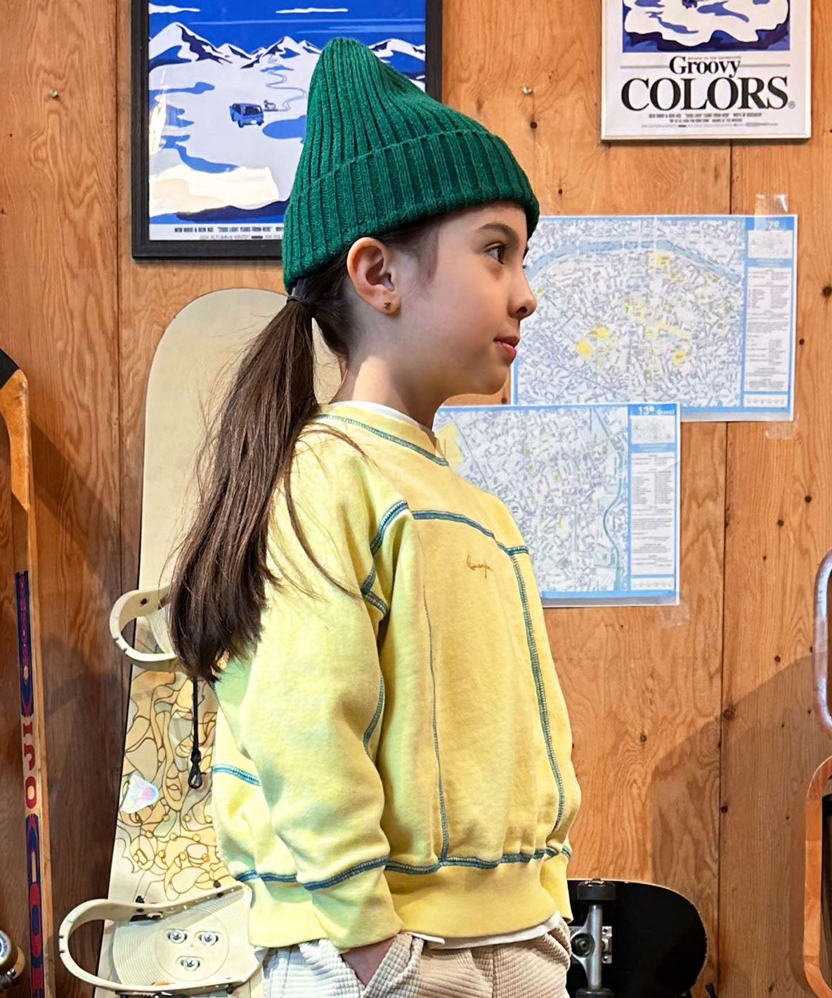 Switching Color Sweatshirt