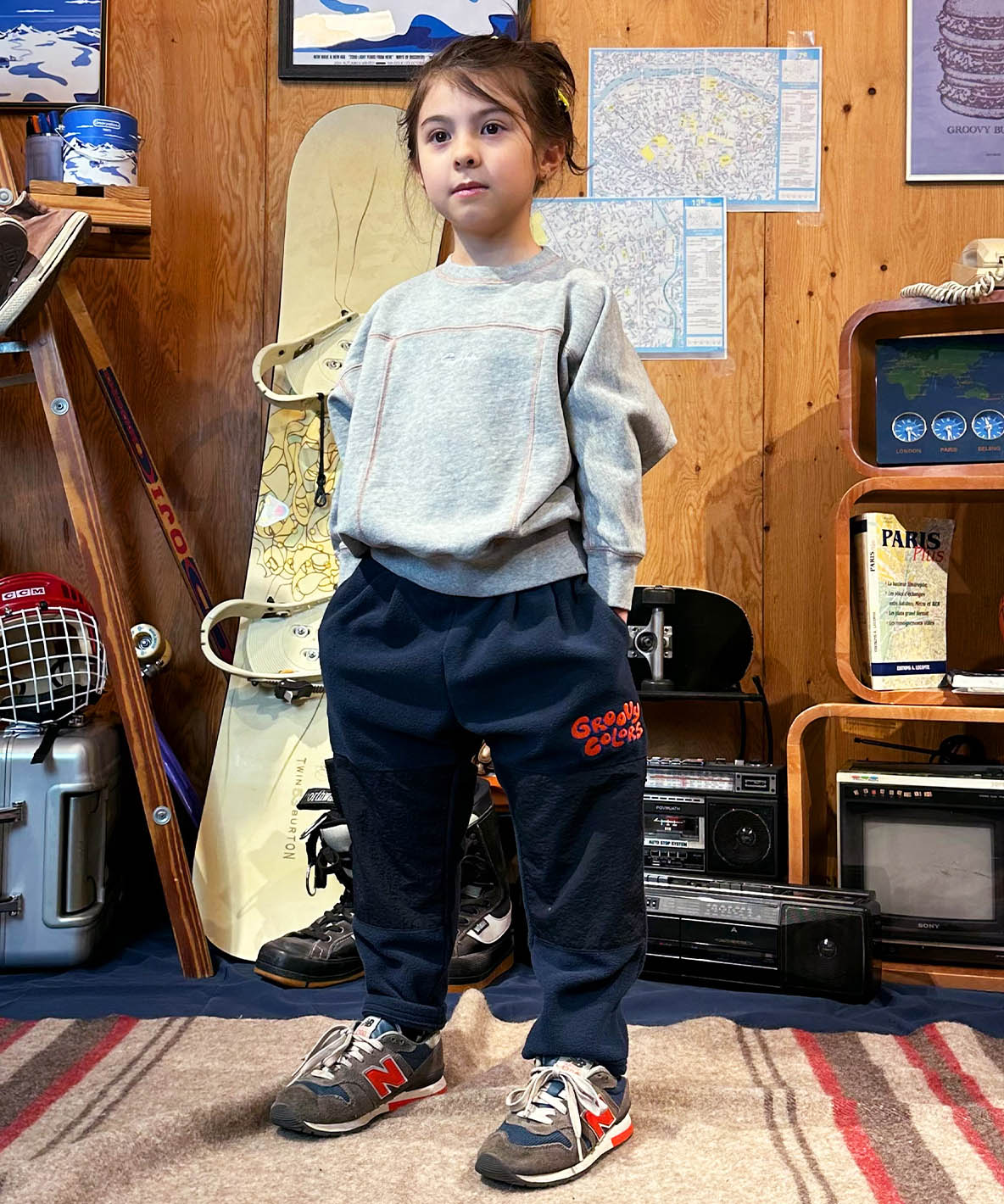 Switching Color Sweatshirt