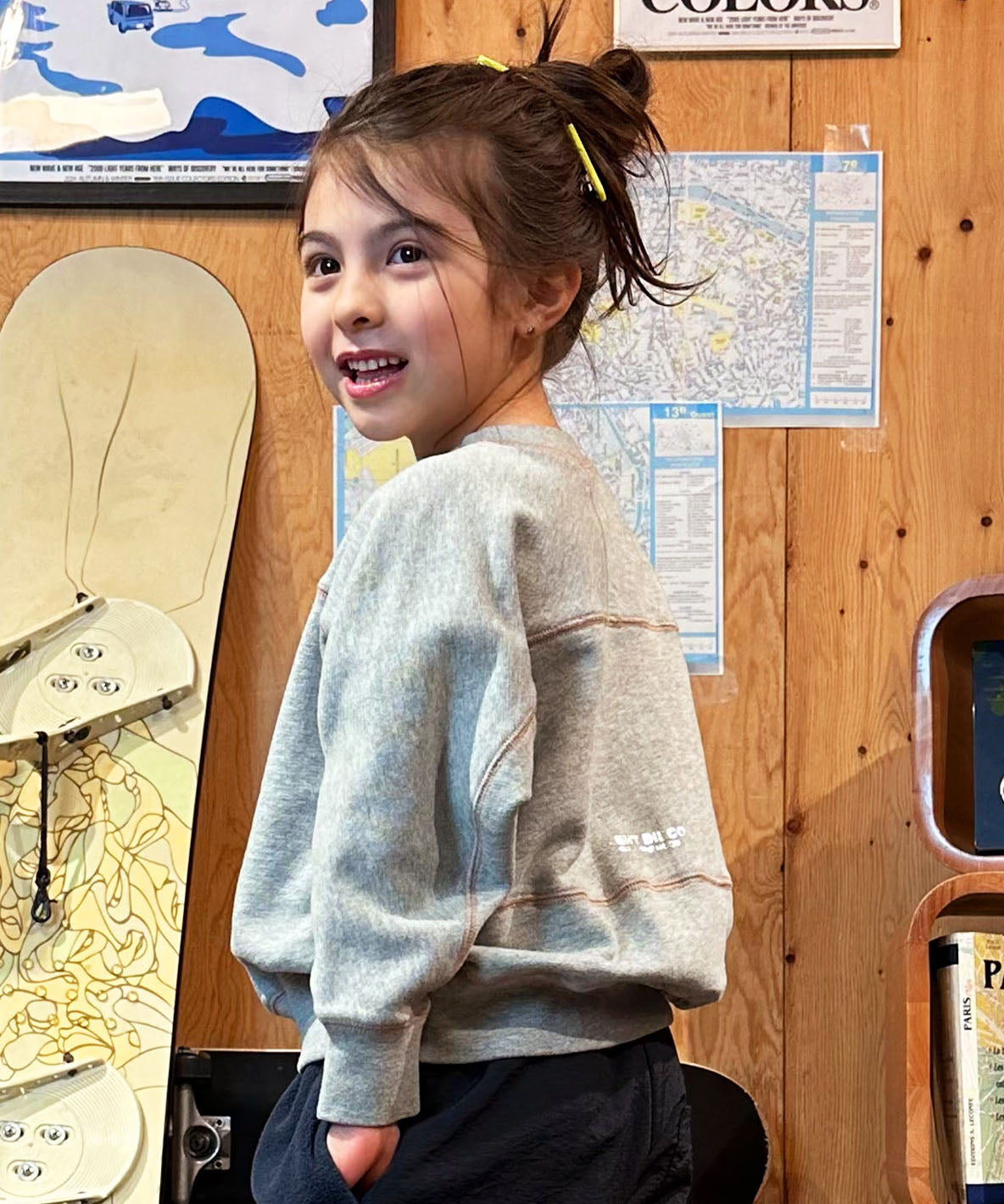 Switching Color Sweatshirt