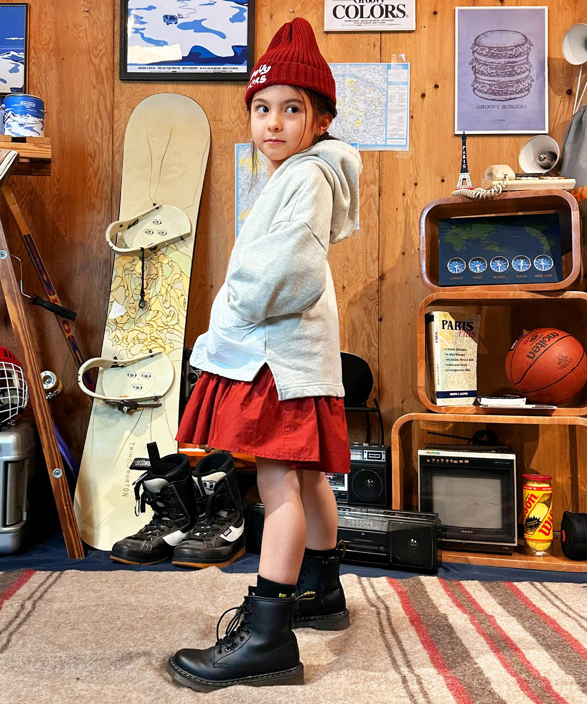 Skipper Neck Sweat Hoodie