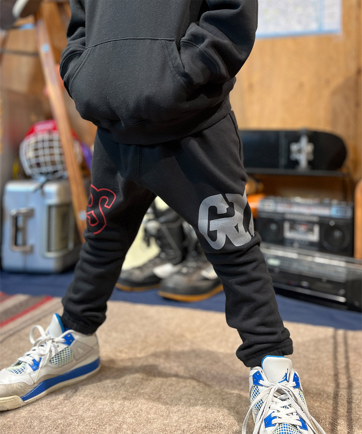 Side Logo Print Sweatpants