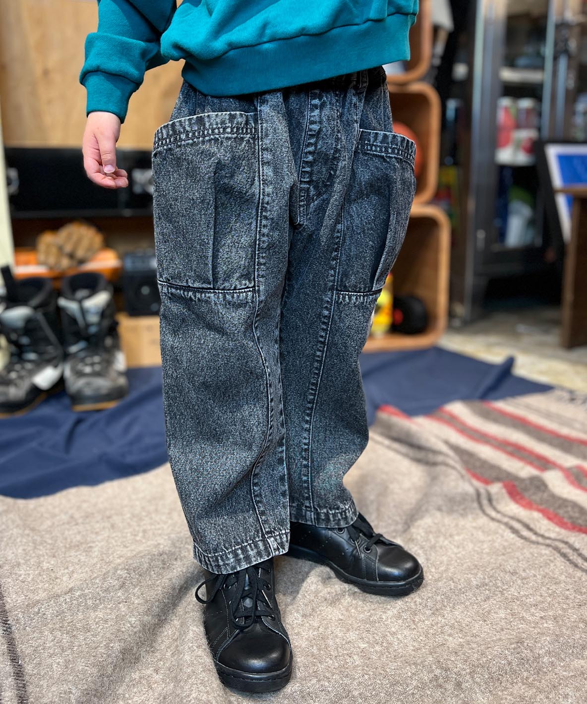 8oz Denim GRVY Side Pocket Pants