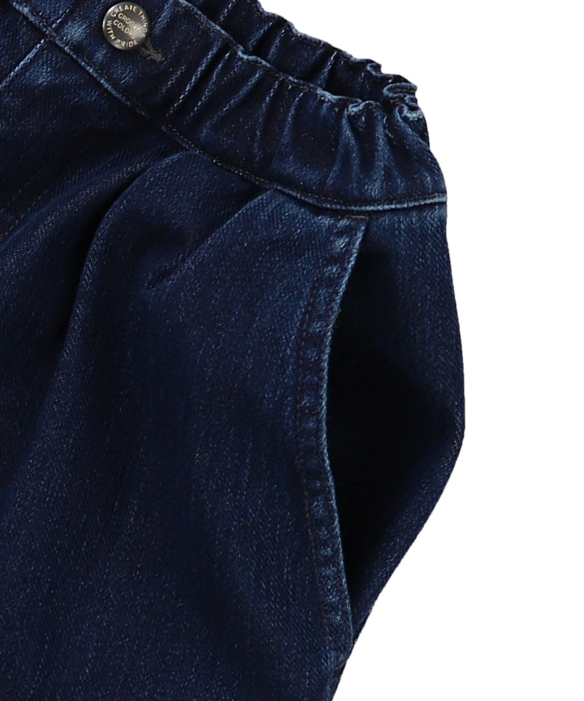 Knit Denim 2 Tuck Pants