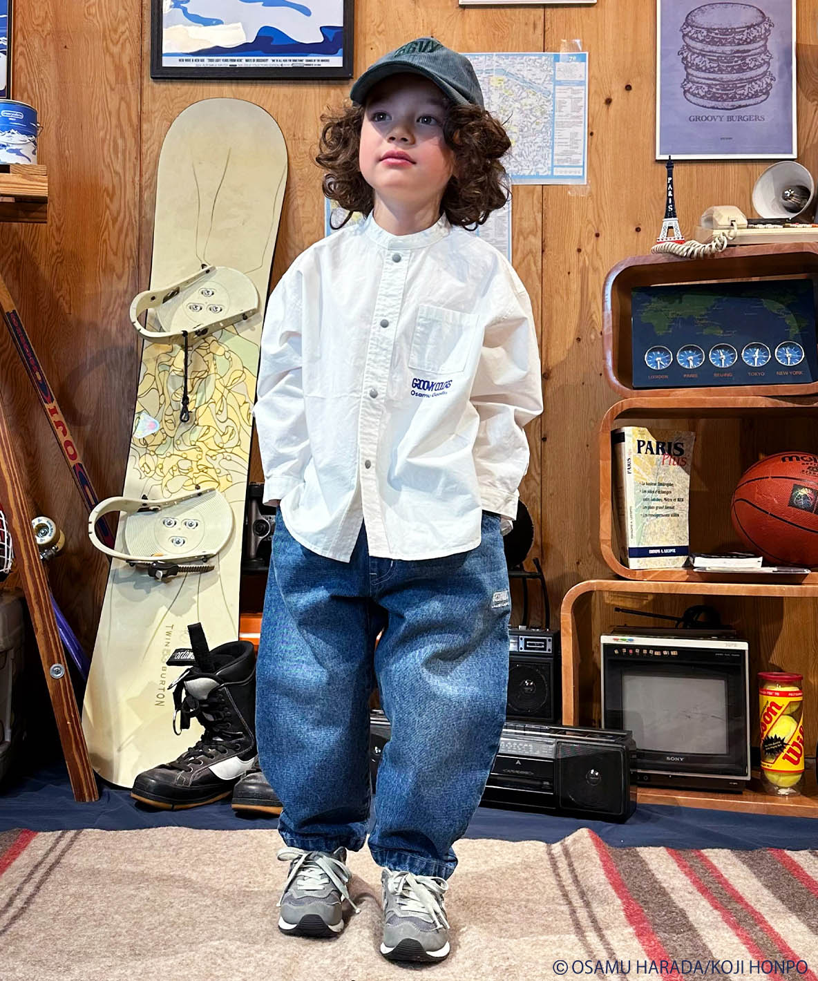 OSAMU GOODS Band Collar Big Shirt