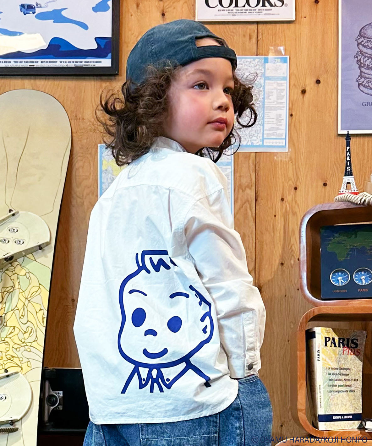 OSAMU GOODS Band Collar Big Shirt