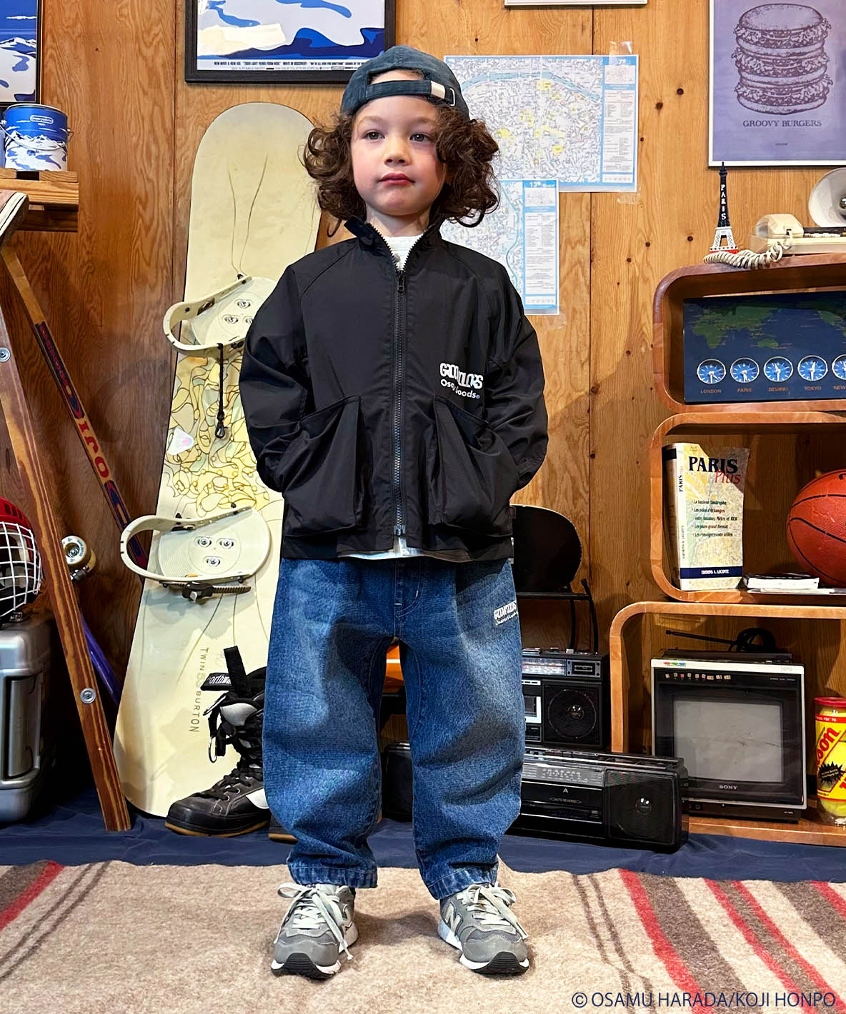 OSAMU GOODS Uneven Denim Balloon Long Pants