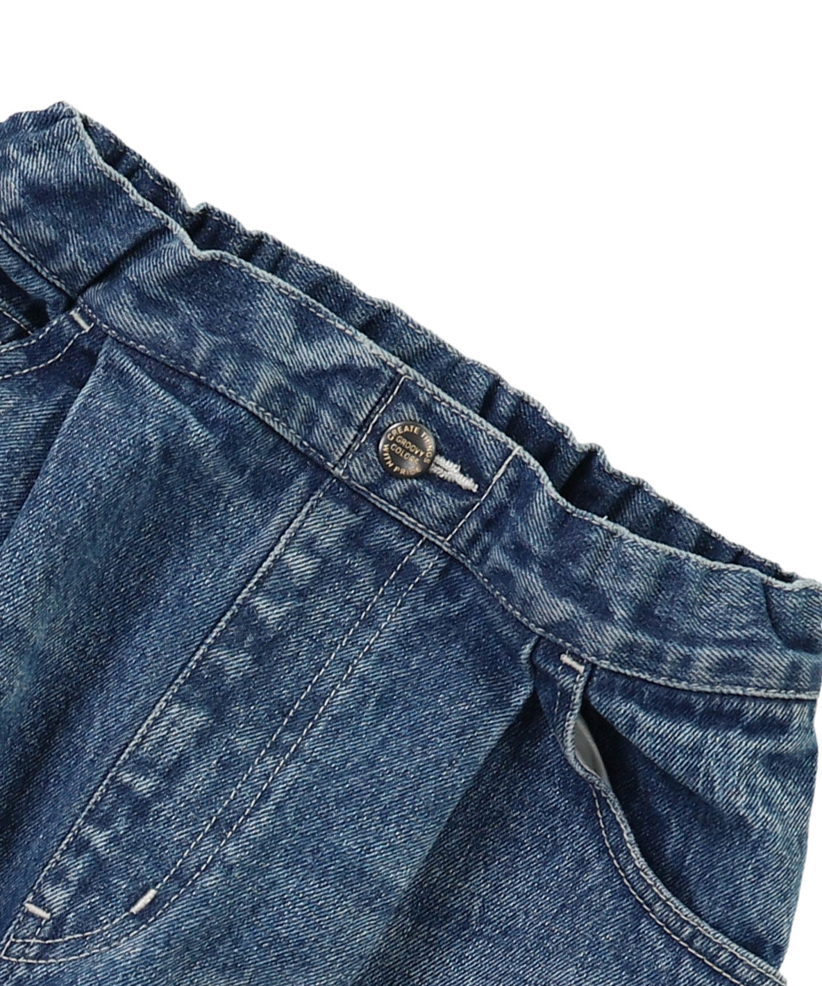 OSAMU GOODS Uneven Denim Balloon Long Pants