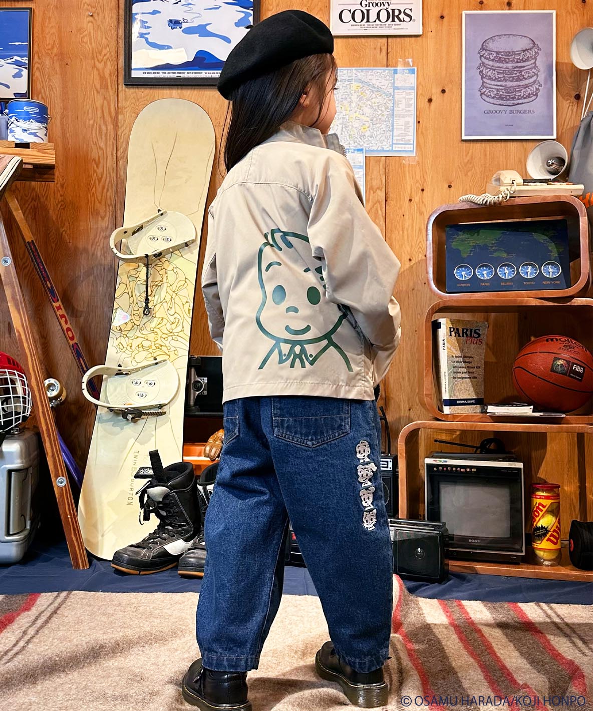 OSAMU GOODS Uneven Denim Balloon Long Pants