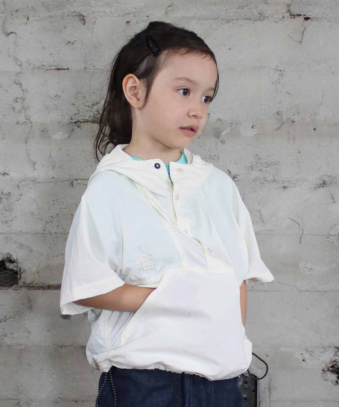 Nylon Taffeta Anorak Hoodie