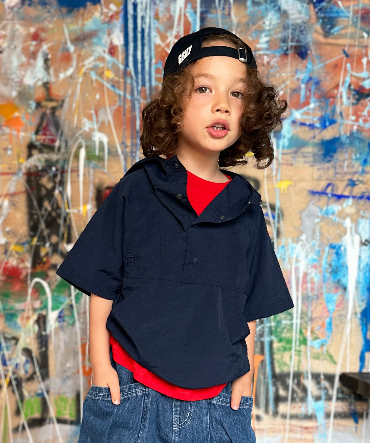 Nylon Taffeta Anorak Hoodie