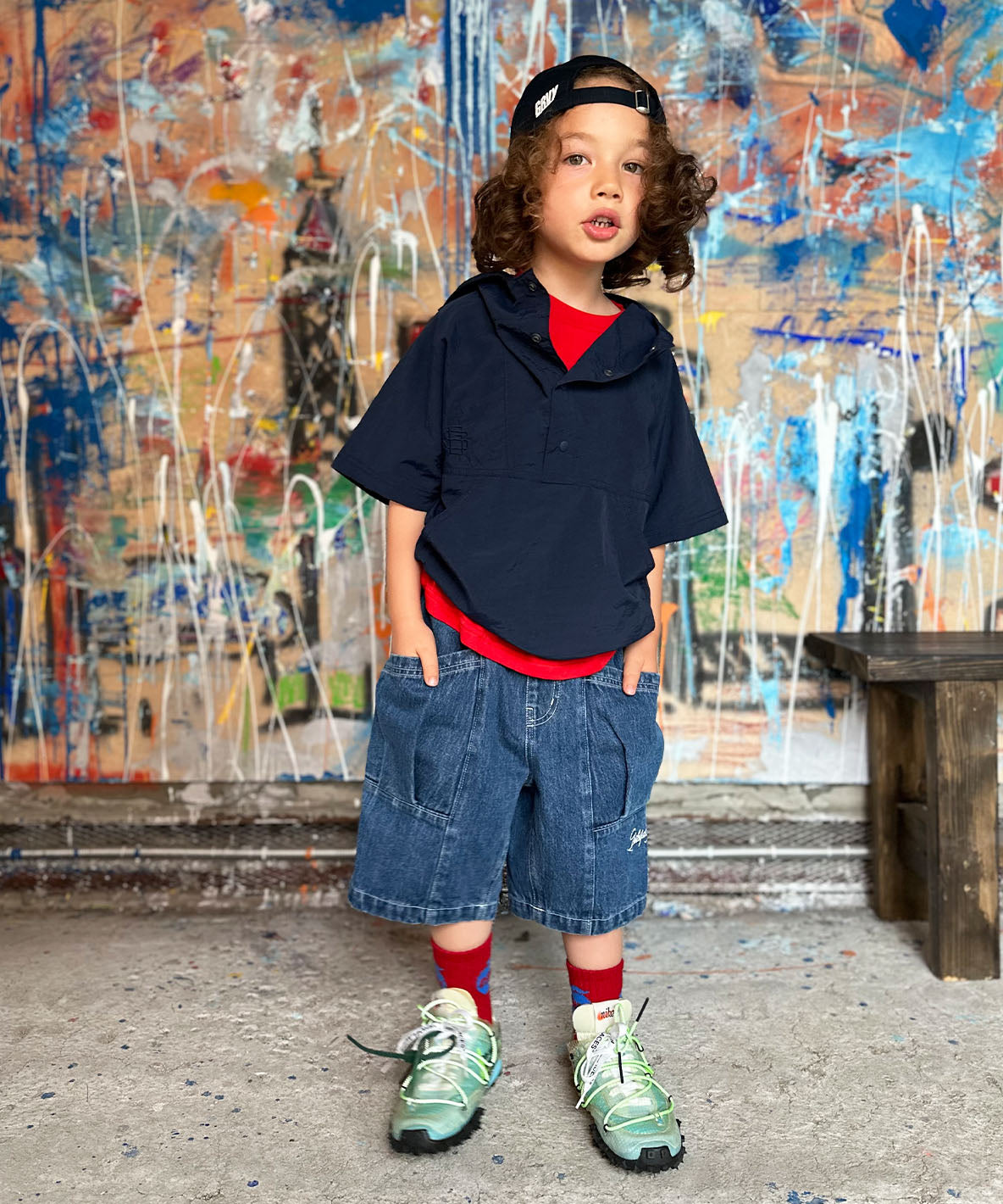 Nylon Taffeta Anorak Hoodie