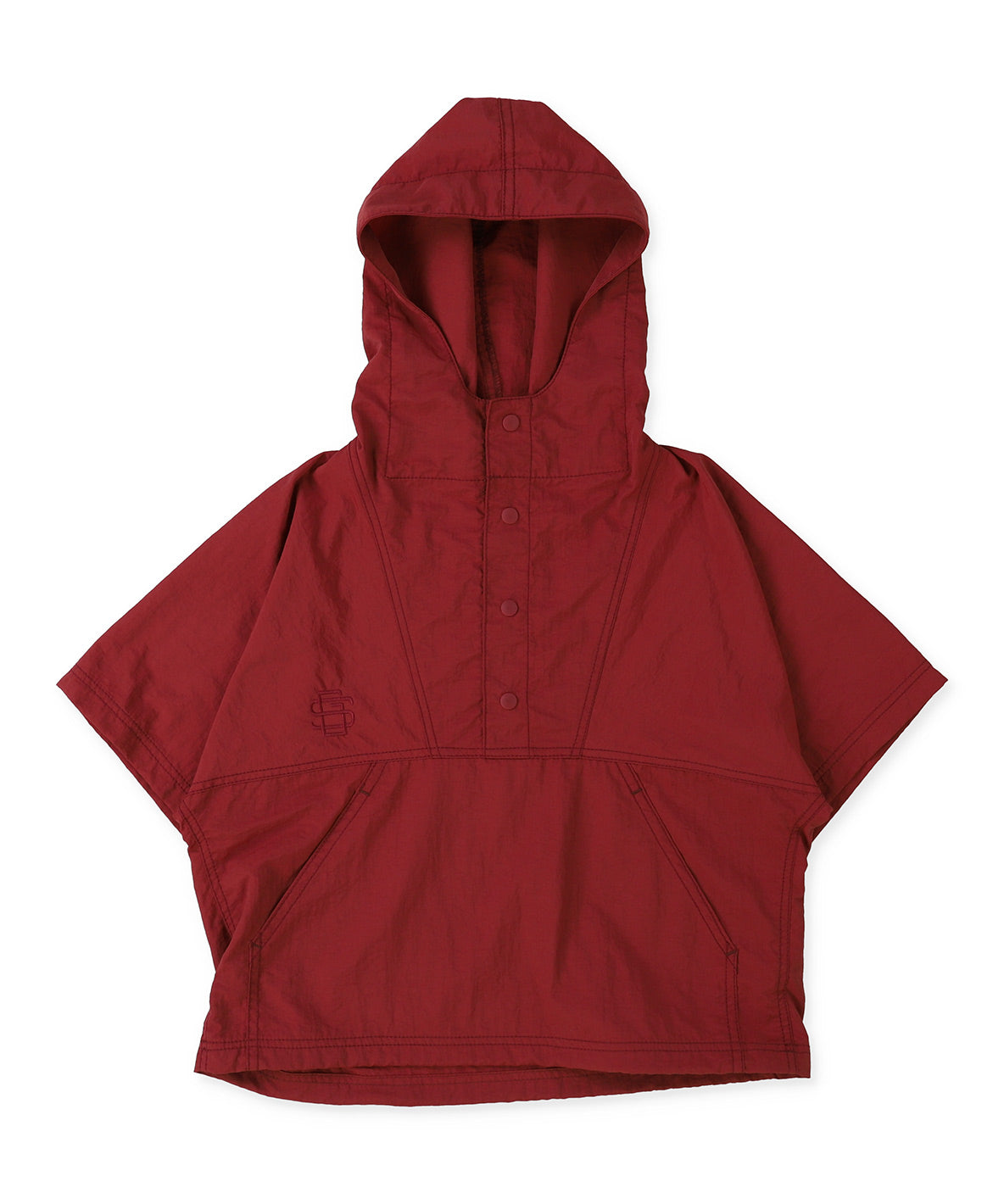 Nylon Taffeta Anorak Hoodie