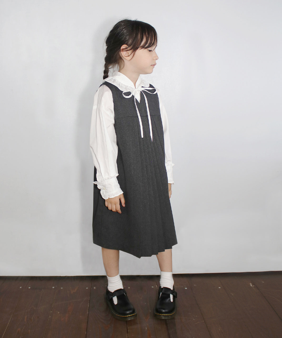 LANATEC Twill Pleat Front Dress