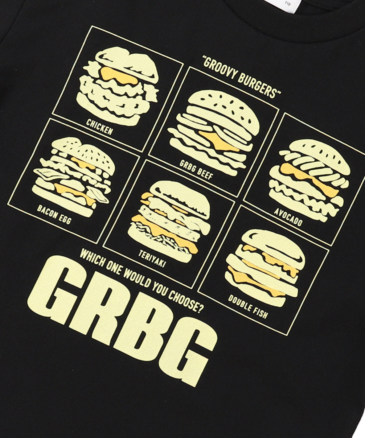 GROOVY BURGERS Long Sleeve Tee