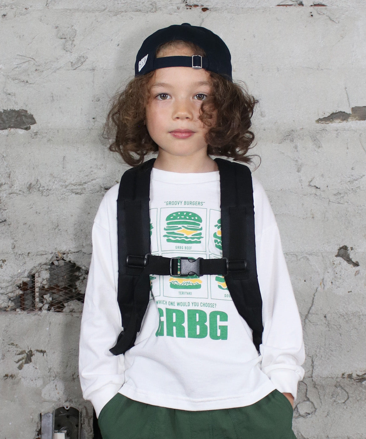 GROOVY BURGERS Long Sleeve Tee