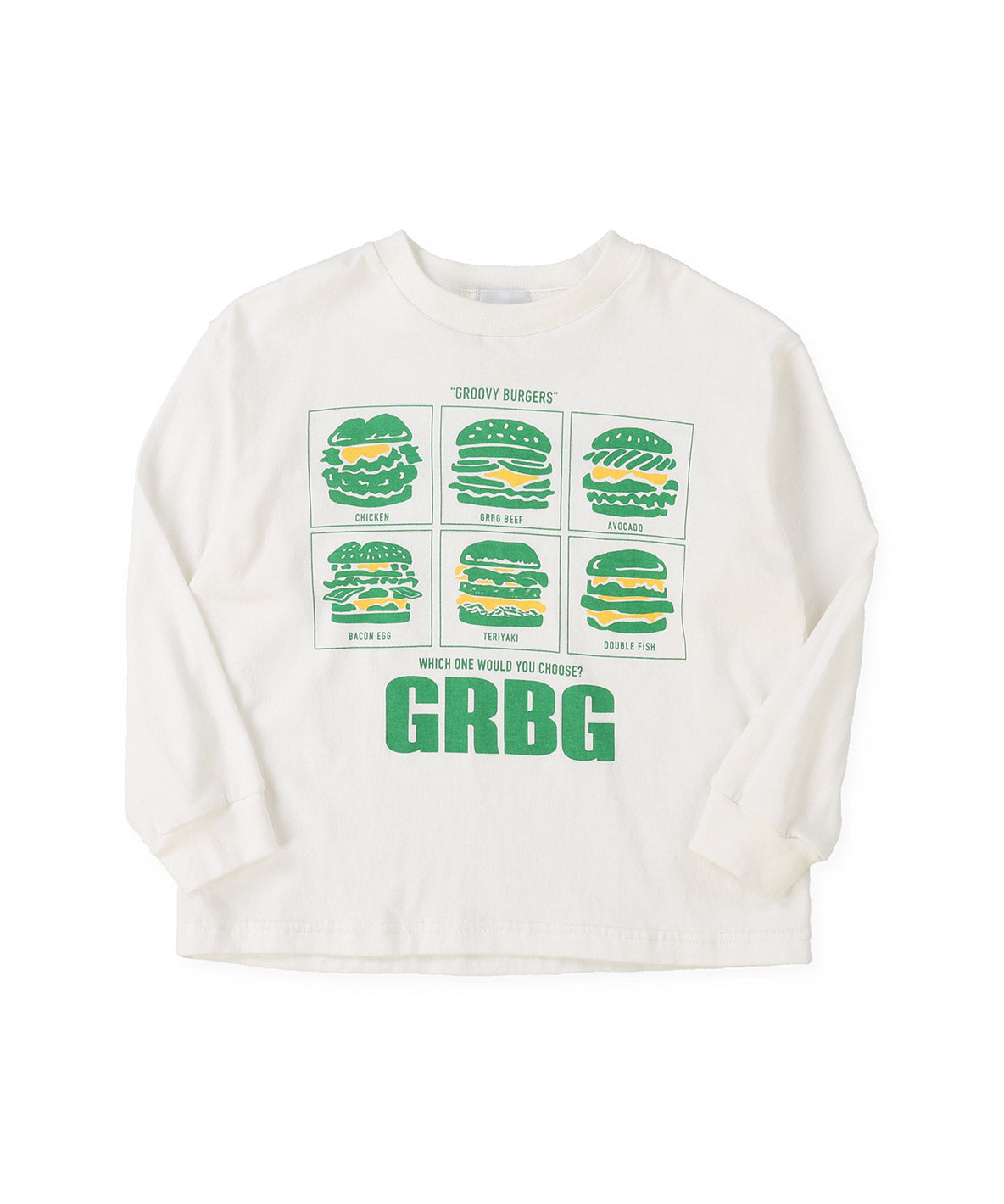 GROOVY BURGERS Long Sleeve Tee