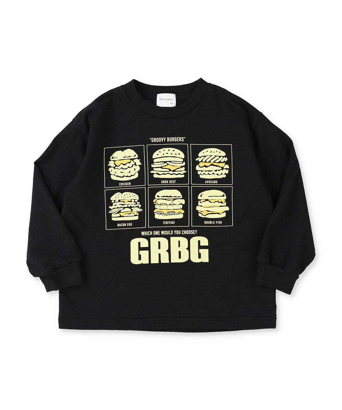 GROOVY BURGERS Long Sleeve Tee