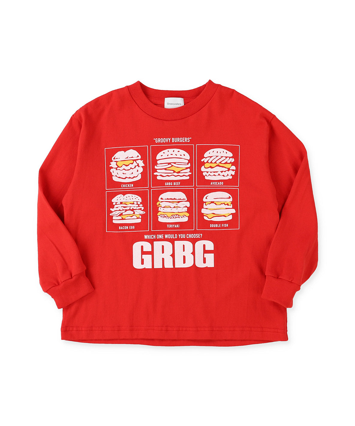 GROOVY BURGERS Long Sleeve Tee