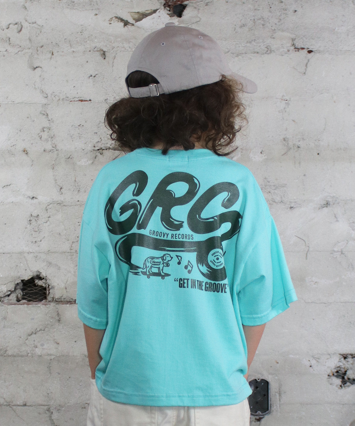 GROOVY RECORDS Oversize Tee