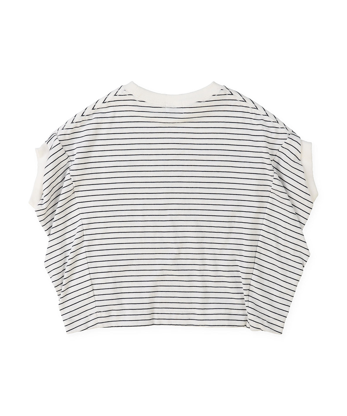 Striped and Tent-sleeve Tee