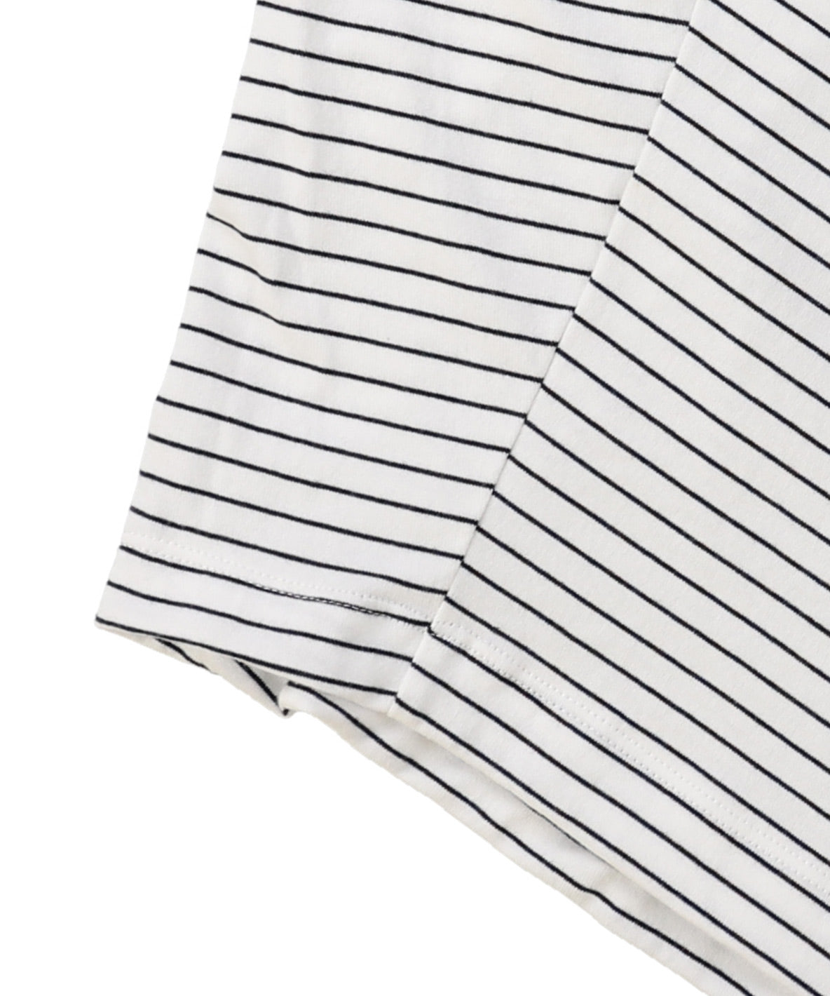 Striped and Tent-sleeve Tee