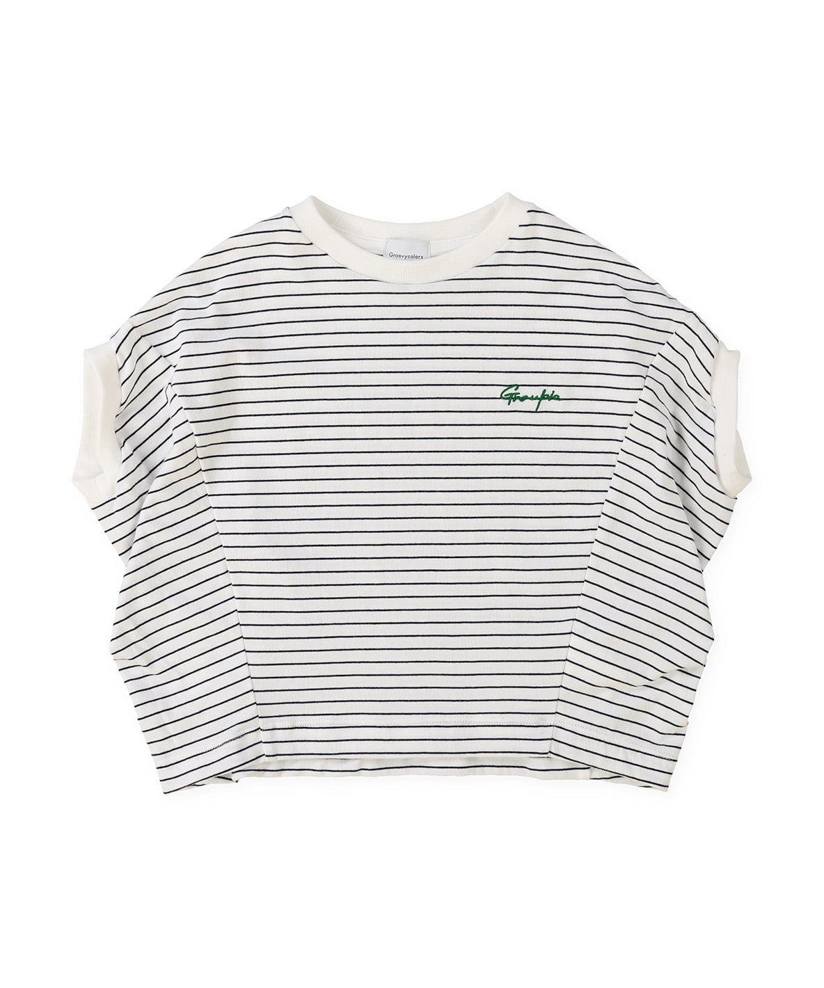 Striped and Tent-sleeve Tee