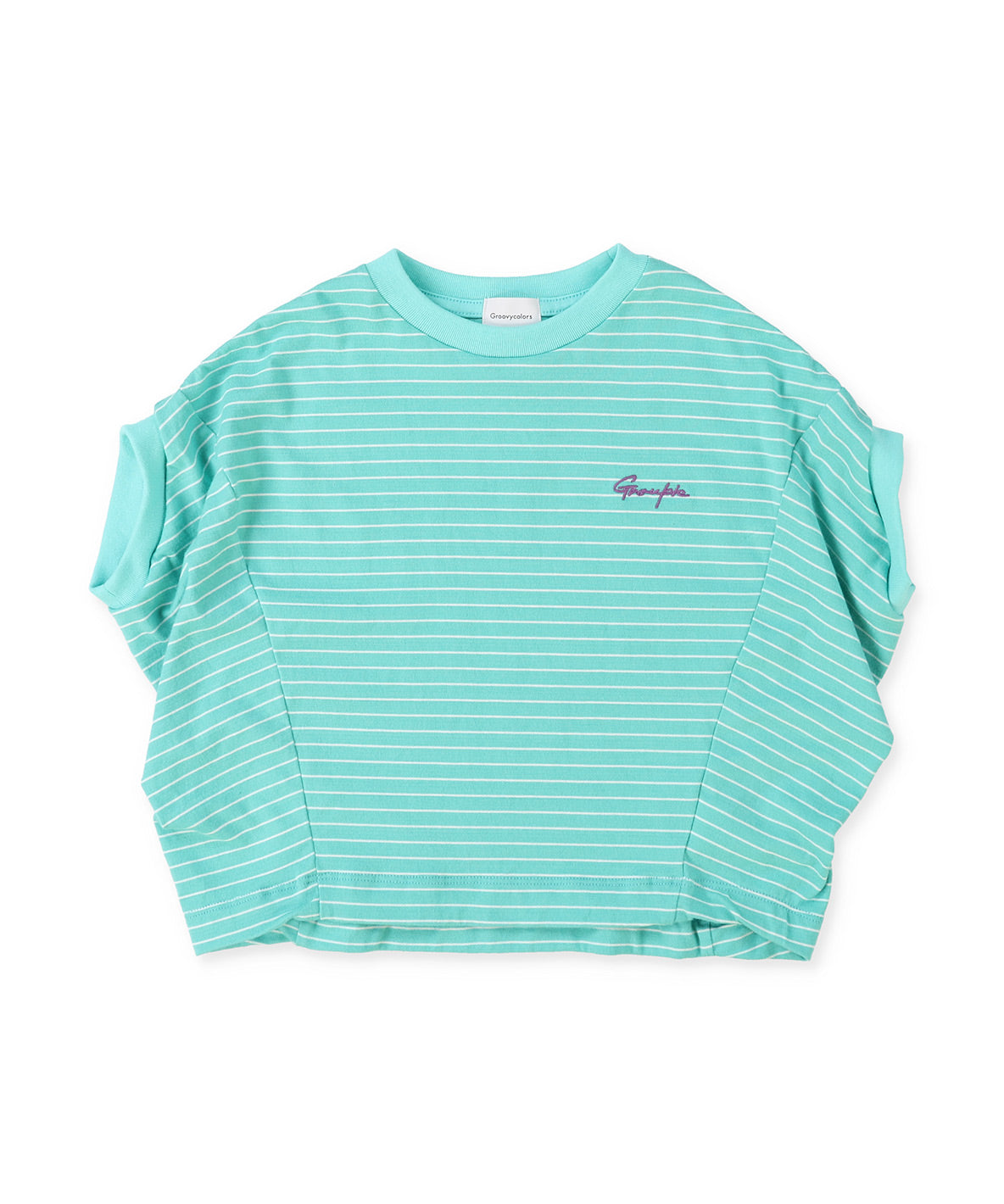 Striped and Tent-sleeve Tee