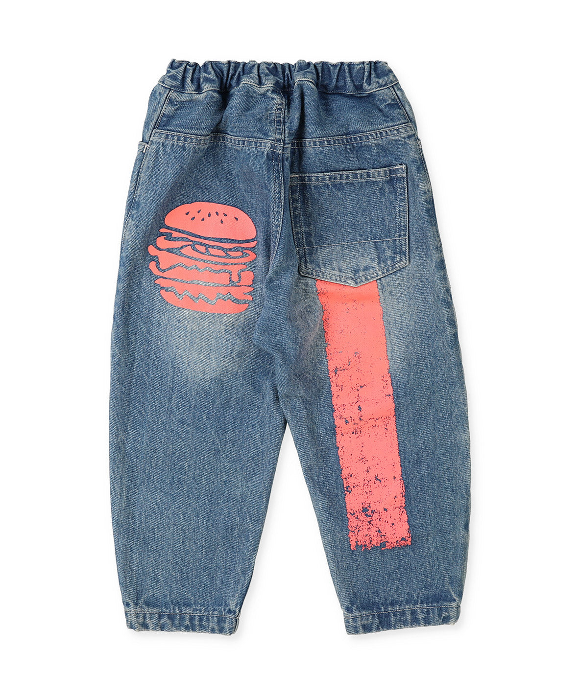 Uneven Denim HAMBURGER Paint Cocoon Pants