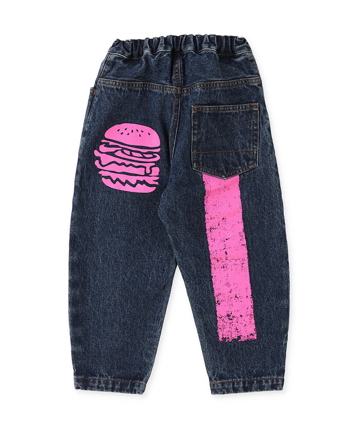Uneven Denim HAMBURGER Paint Cocoon Pants