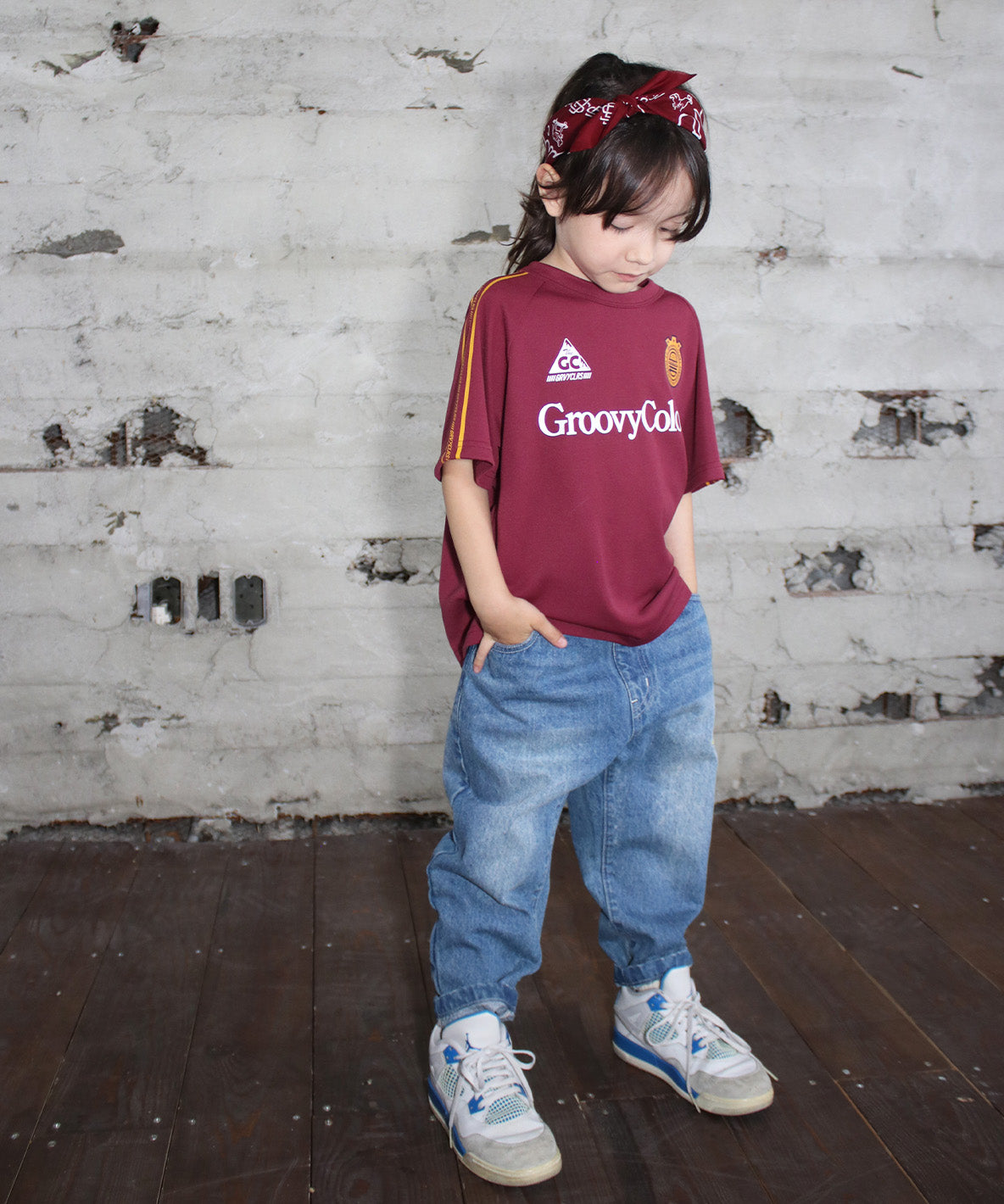 Uneven Denim HAMBURGER Paint Cocoon Pants