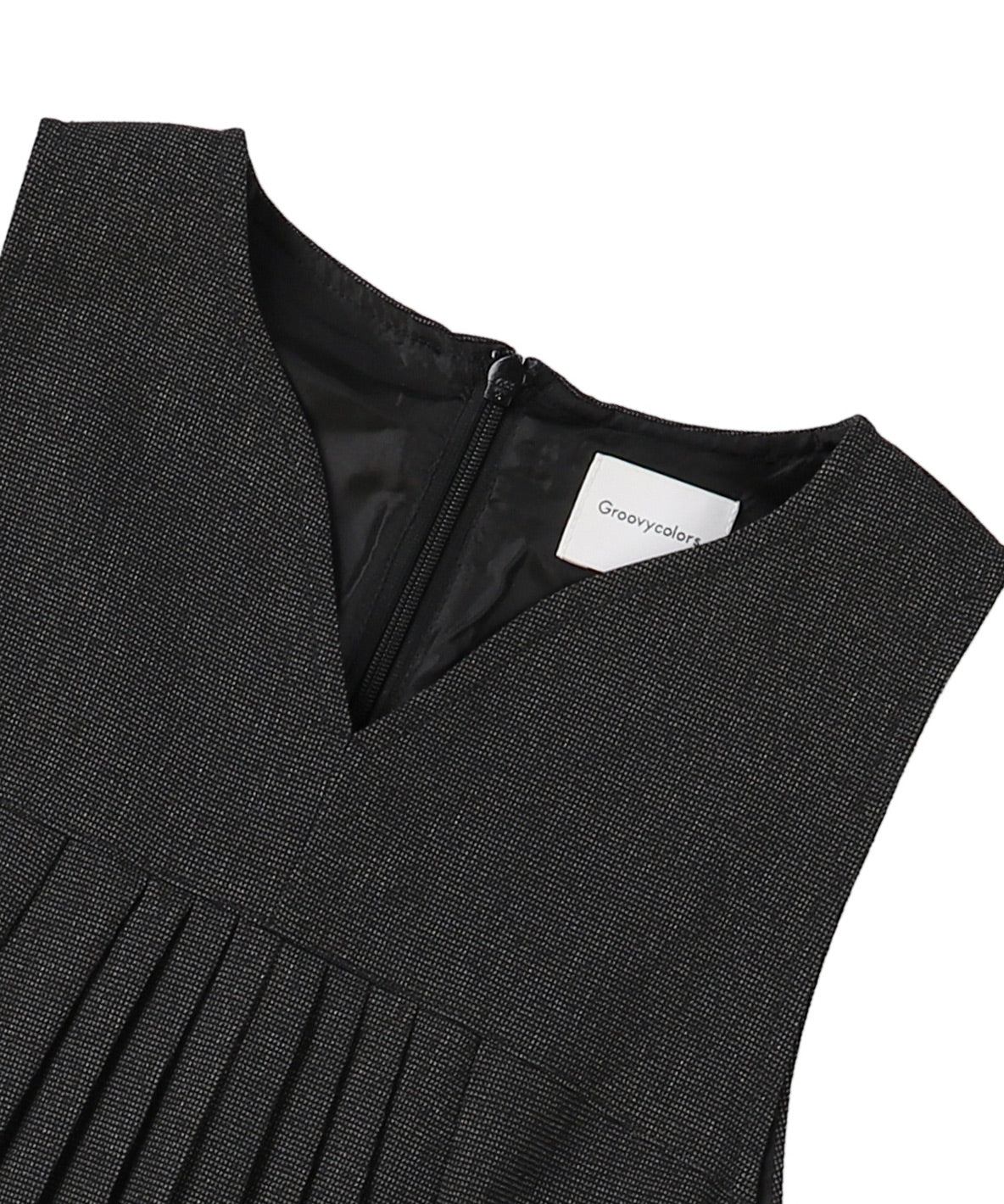 LANATEC Twill Pleat Front Dress