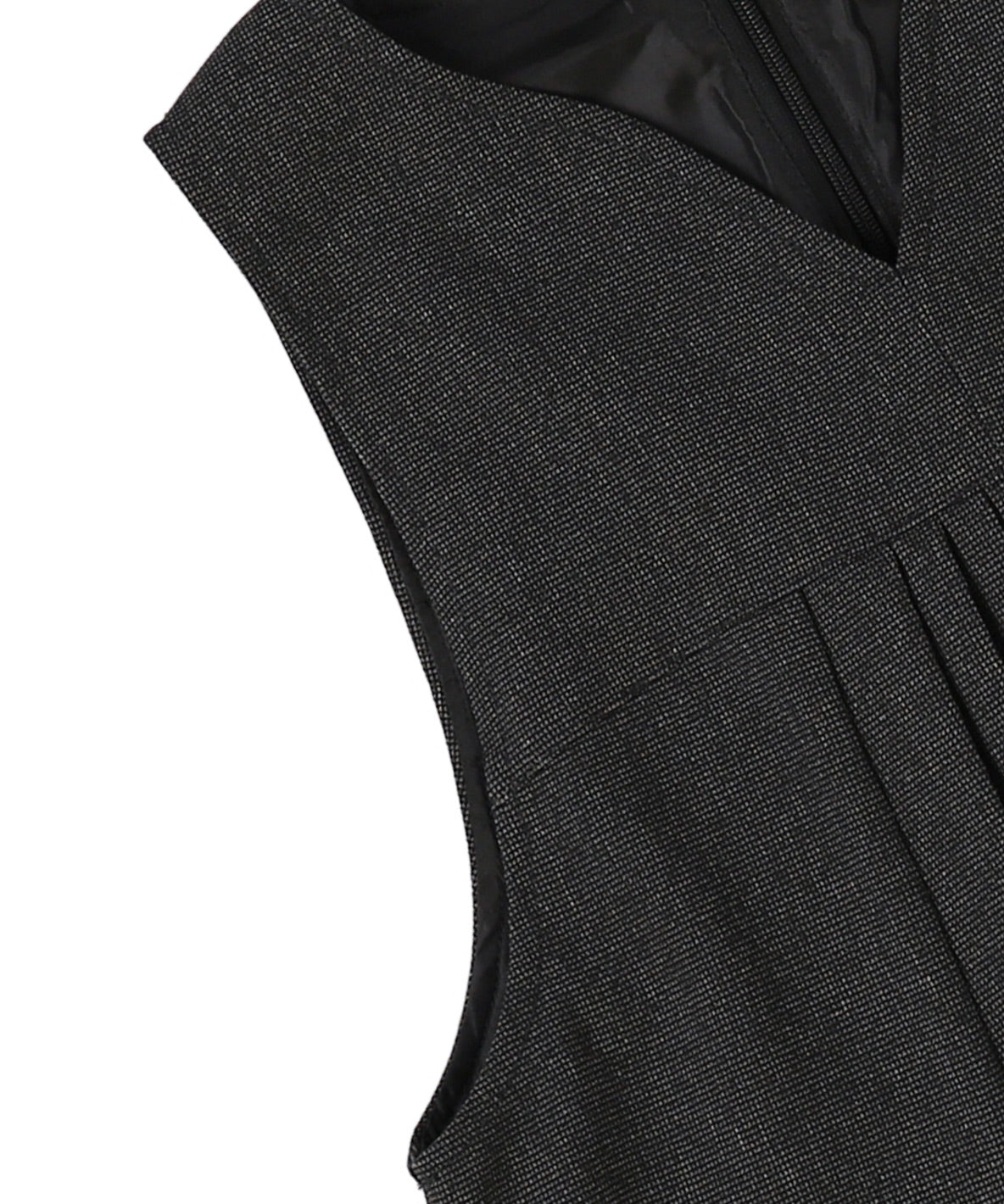 LANATEC Twill Pleat Front Dress