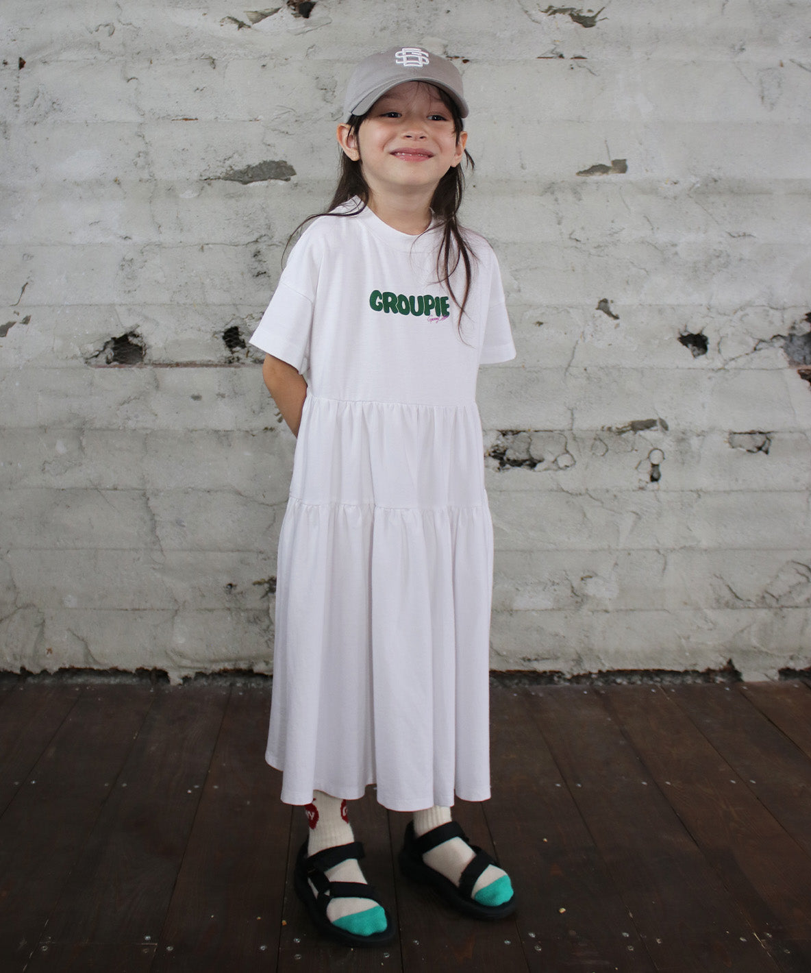 Cotton Jersey Tiered Dress