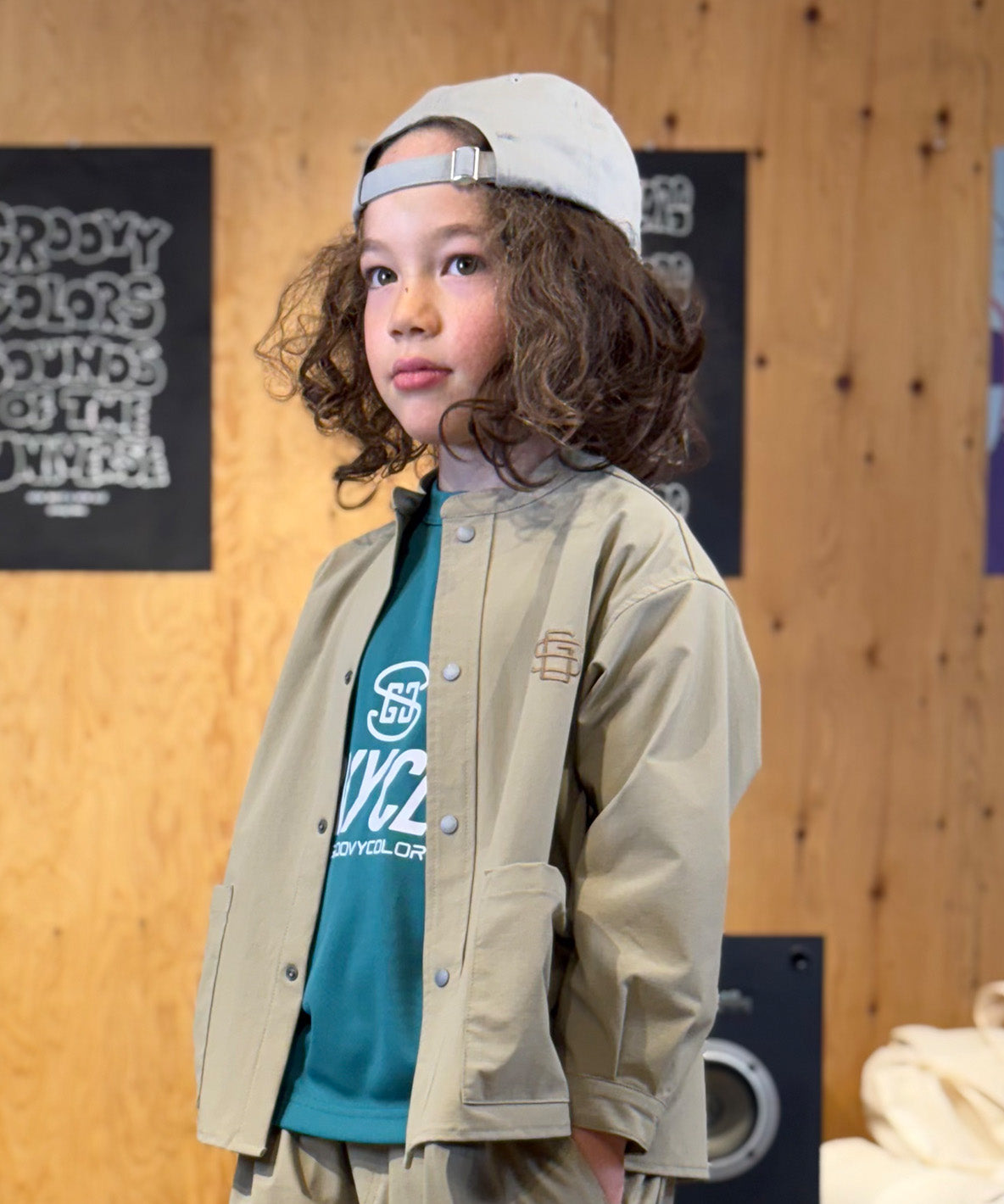 Nylon 4way Band Collar Shirt