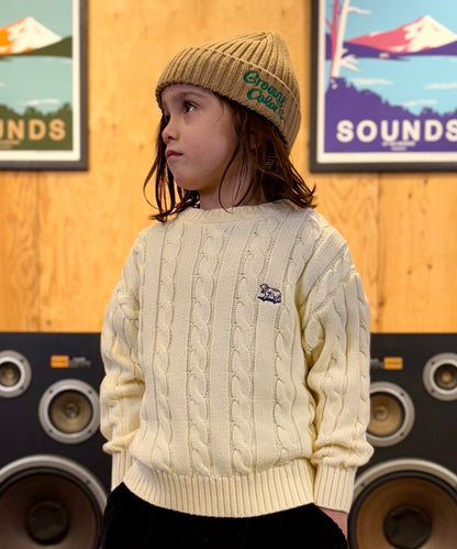 GROOVY Crewneck Cable Knit
