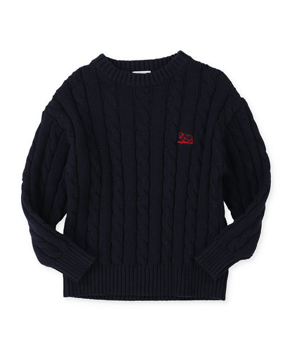 GROOVY Crewneck Cable Knit
