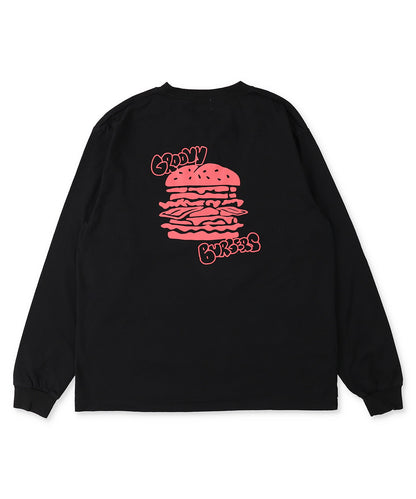 GROOVY BURGERS Long Sleeve Tee(MENS)