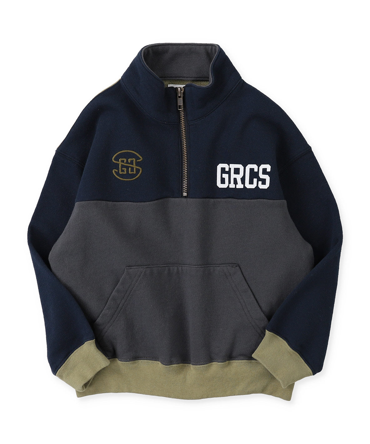 Crazy Coloring Half Zip Sweatshirt
