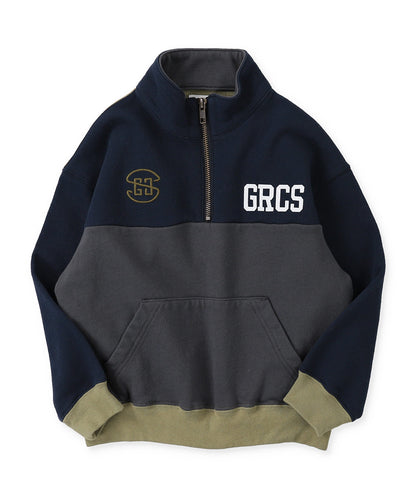 Crazy Coloring Half Zip Sweatshirt