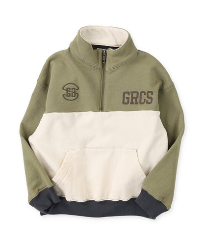 Crazy Coloring Half Zip Sweatshirt