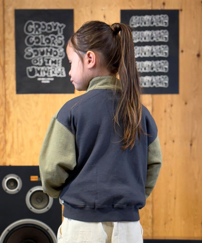 Crazy Coloring Half Zip Sweatshirt