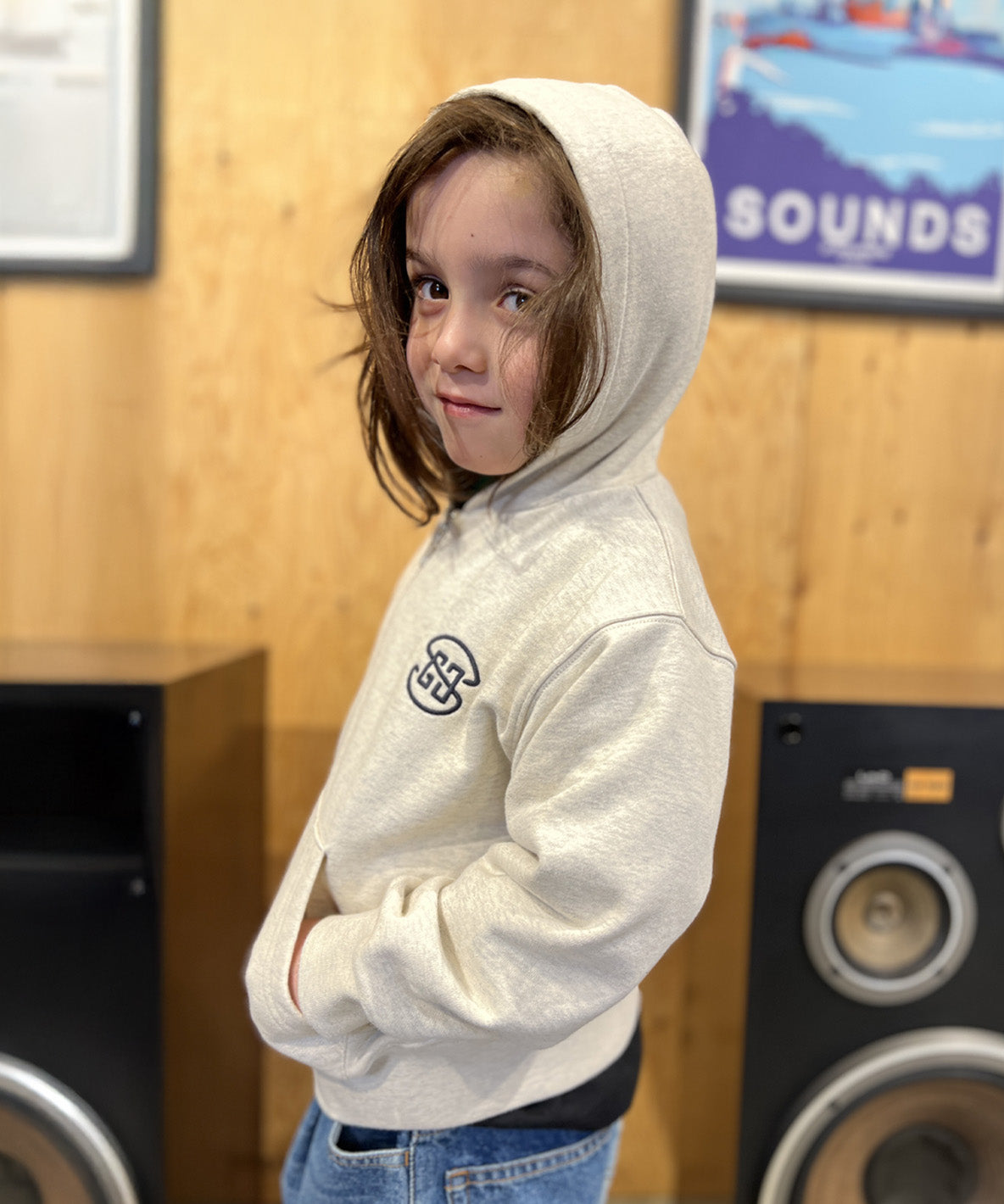 GROOVY COLORS Zip-up Sweat Hoodie