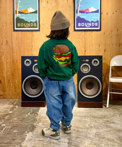 Uneven Denim HAMBURGER Pants