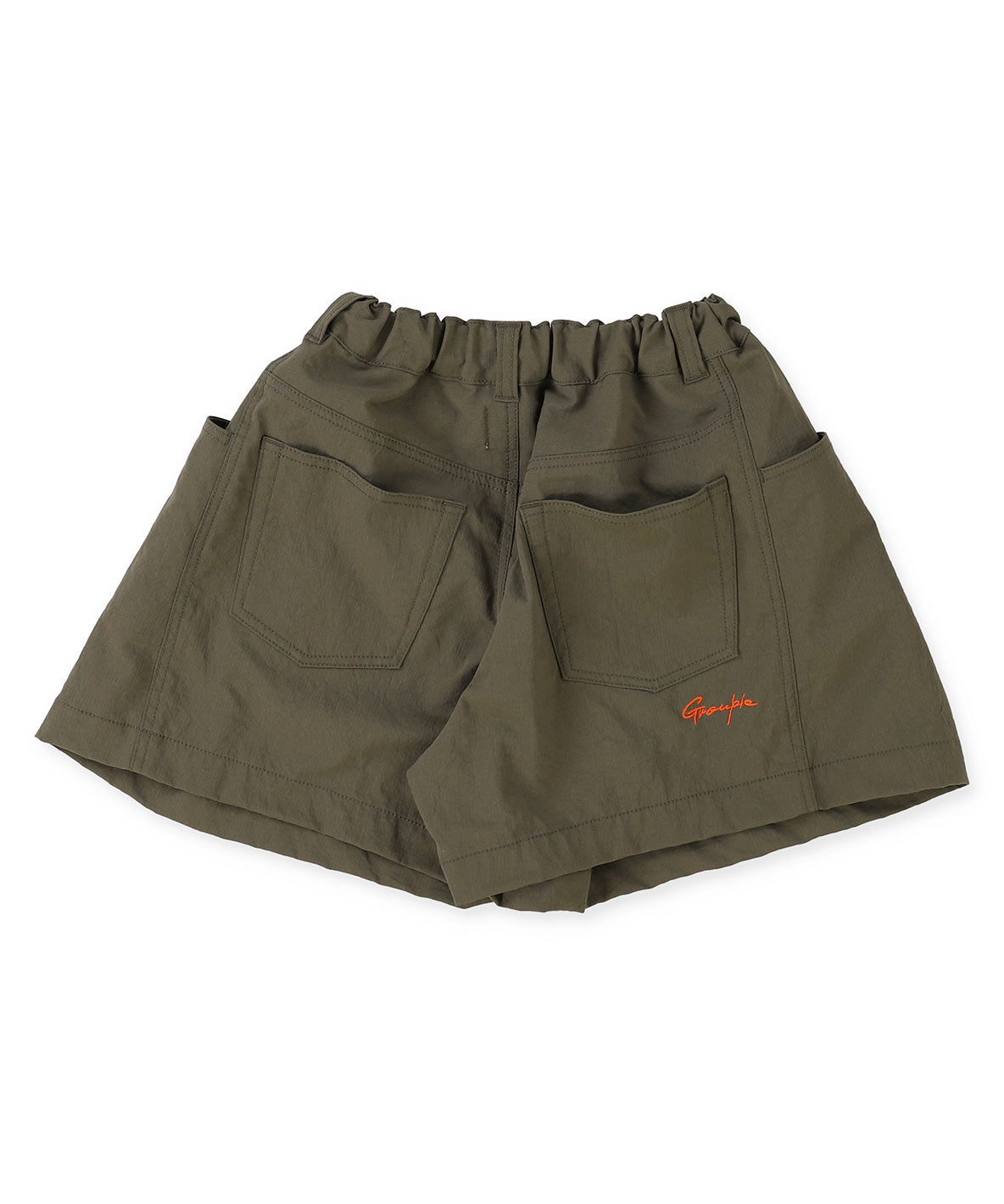 Water-repellent Wrap Front Culottes