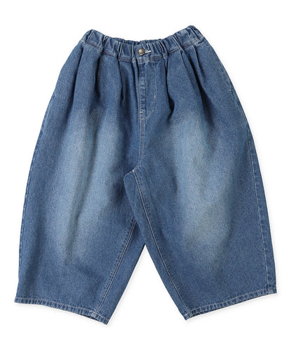 Denim Tuck Pants