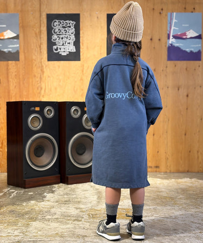 Overdye Half Zip Dress