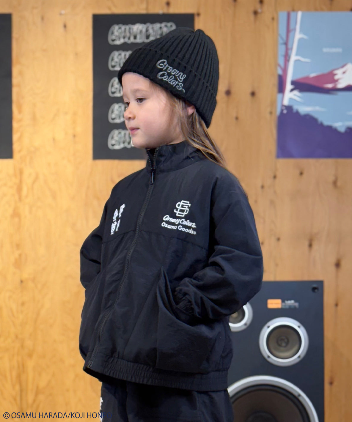 OSAMU GOODS Nylon Taffeta Zip-up Jacket