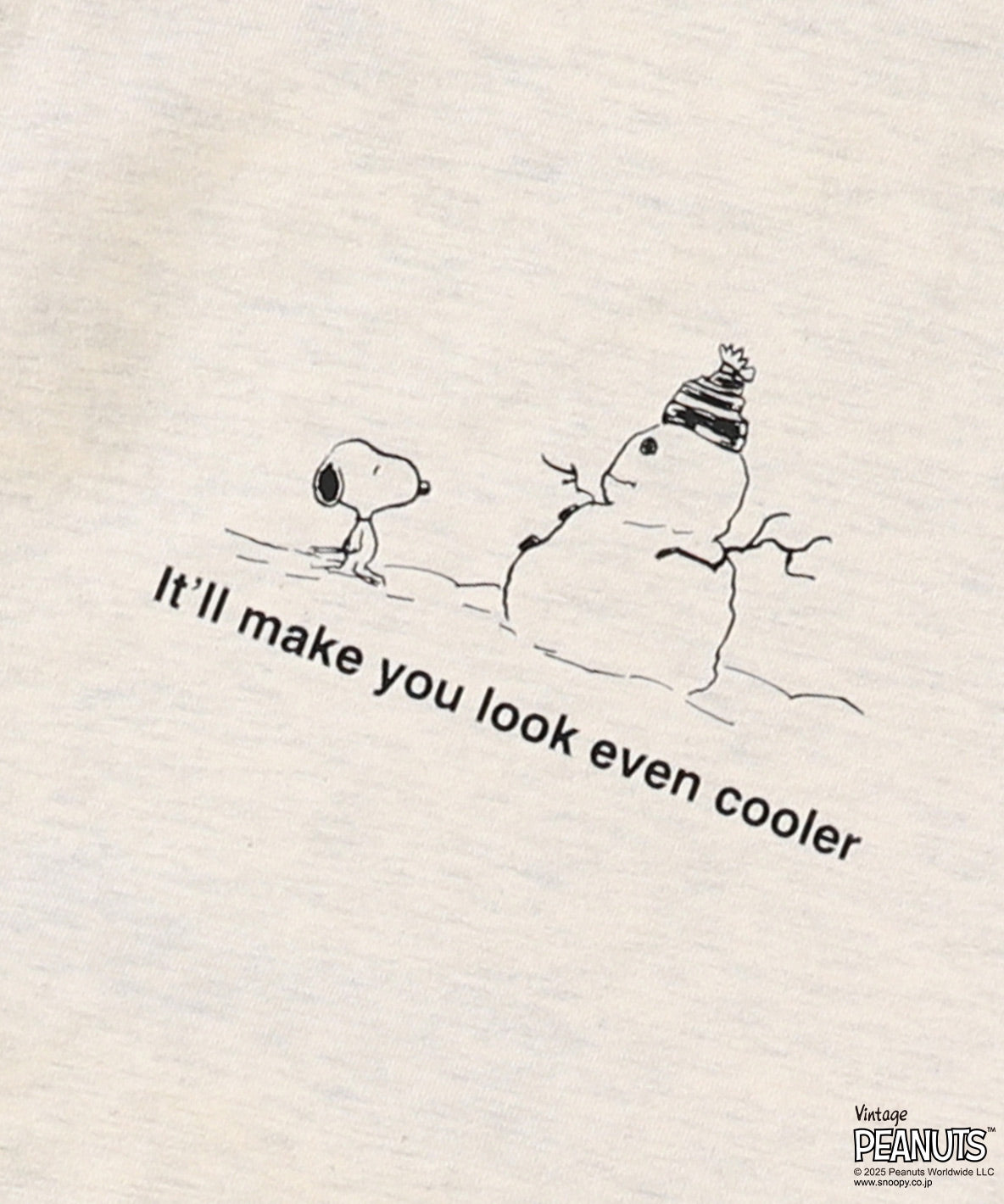 SNOW SNOOPY Sweatshirt(MENS)