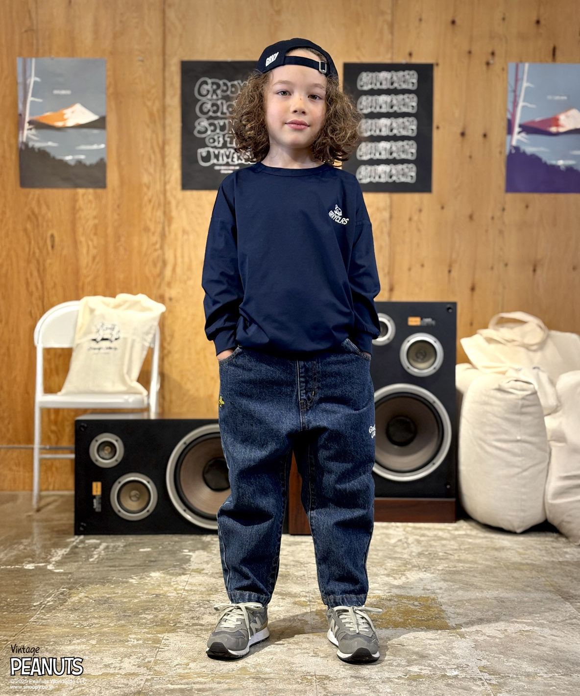 Uneven Denim SNOOPY Pants